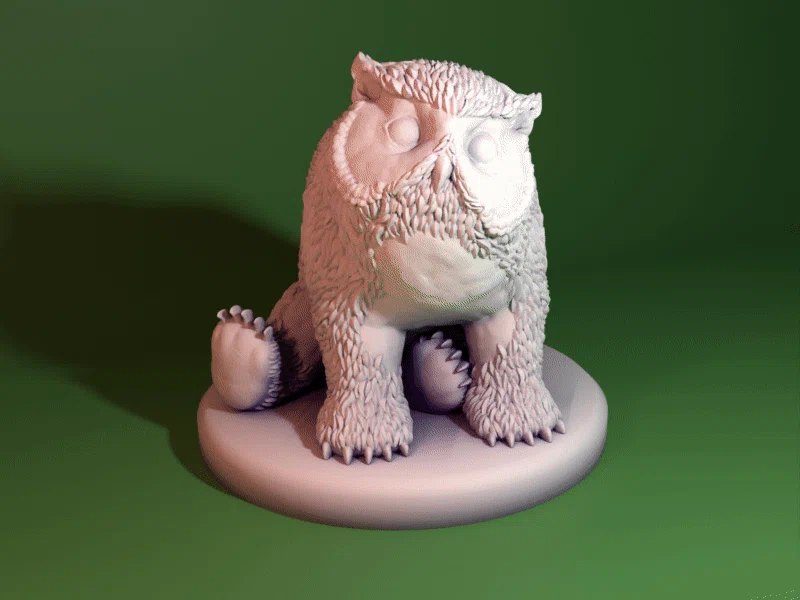 Mô hình Owlbear Cub cho D&D - Image 1