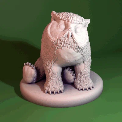 Mô hình Owlbear Cub cho D&D