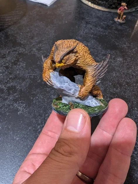 Mô hình Owlbear 3D Dungeons & Dragons có hỗ trợ gắn nam châm - Image 2