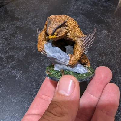 Mô hình Owlbear 3D Dungeons & Dragons có hỗ trợ gắn nam châm