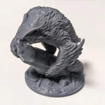 Mô hình Owlbear 3D Dungeons & Dragons có hỗ trợ gắn nam châm