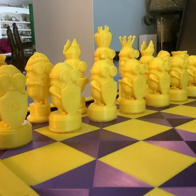 Bộ Cờ Vua Gru Minions - Thiết Kế Tối Ưu Cho In 3D