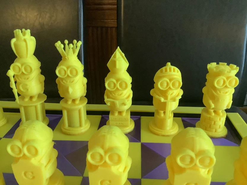 Bộ Cờ Vua Gru Minions - Thiết Kế Tối Ưu Cho In 3D - Image 3