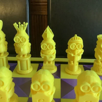 Bộ Cờ Vua Gru Minions - Thiết Kế Tối Ưu Cho In 3D