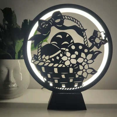 Bộ tấm trang trí Silhouette chủ đề Phục Sinh (Easter Silhouette Panels)