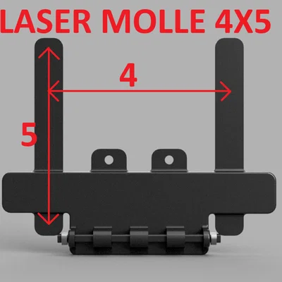 Giá đỡ điện thoại gắn Molle (Iphone 12-16) - Không cần ốc, không cần support