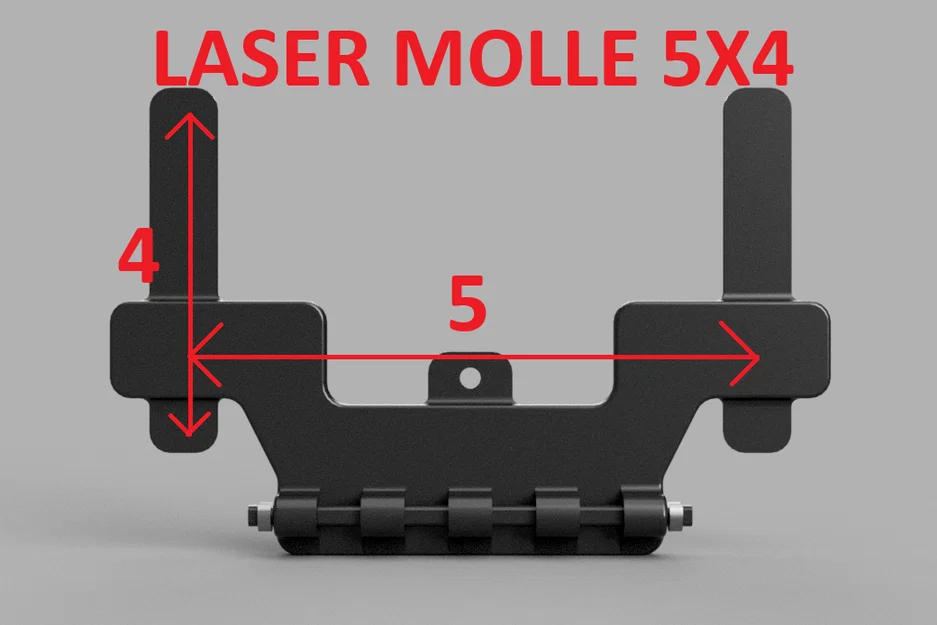 Giá đỡ điện thoại gắn Molle (Iphone 12-16) - Không cần ốc, không cần support - Image 4
