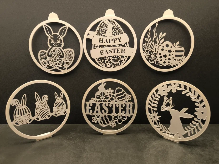 Bộ tấm trang trí Silhouette chủ đề Phục Sinh (Easter Silhouette Panels) - Image 6