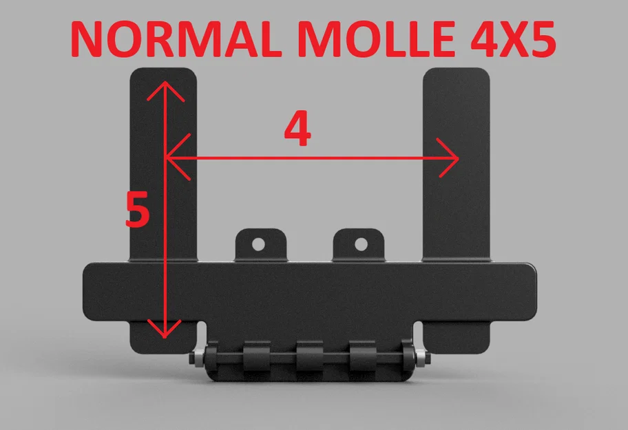 Giá đỡ điện thoại gắn Molle (Iphone 12-16) - Không cần ốc, không cần support - Image 5