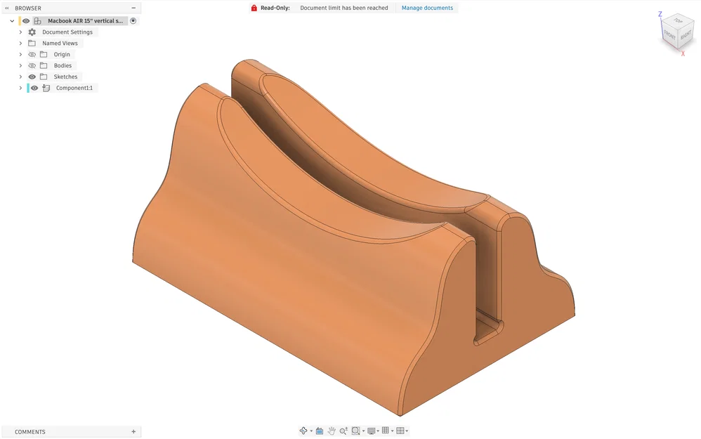 Đế dựng đứng cho Macbook Air 15 inch M2 - Tối giản & Chắc chắn - Image 2