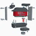 Bộ chuyển đổi U-bracket cho Servo 60kg DS5160 SSG - Thumbnail 2