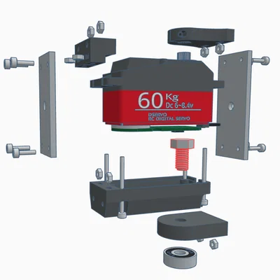 Bộ chuyển đổi U-bracket cho Servo 60kg DS5160 SSG