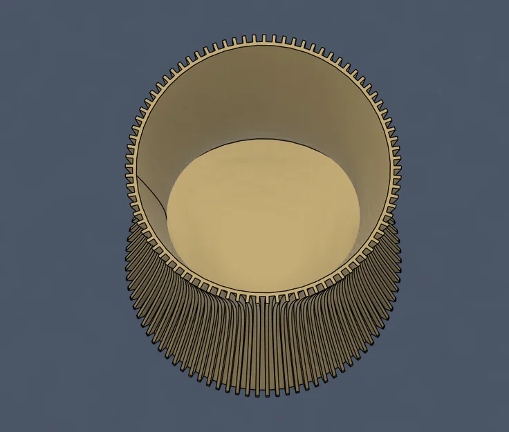 Bình hoa Hình học Modular / Tác phẩm điêu khắc Voronoi xếp chồng - Image 3