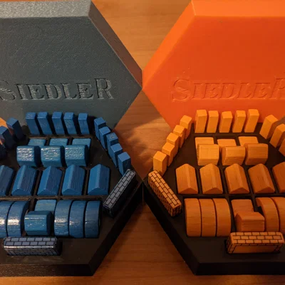 Hộp Đựng Lục Giác Cho Game Settlers of Catan