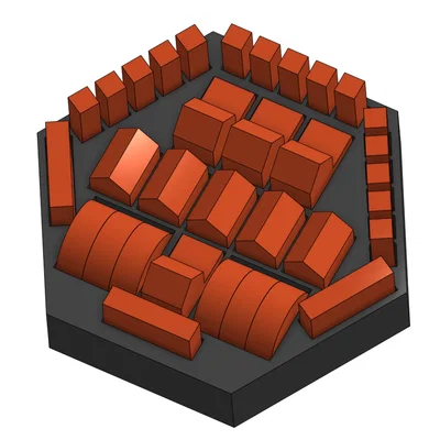 Hộp Đựng Lục Giác Cho Game Settlers of Catan