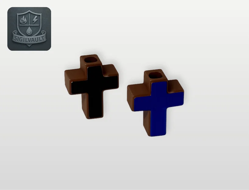 Cross – Dòng sản phẩm SigilVault (Hạt charm in 3D) - Image 2