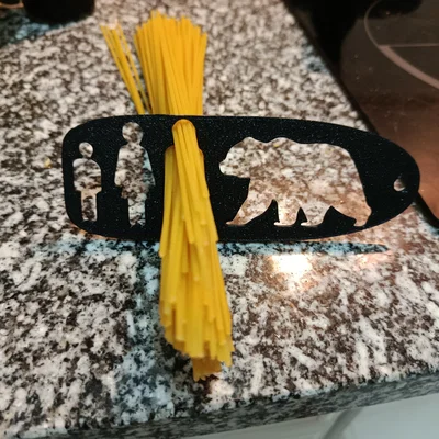 Dụng cụ đo lượng mì Spaghetti hình gấu độc đáo (3D Printable)