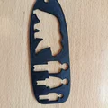 Dụng cụ đo lượng mì Spaghetti hình gấu độc đáo (3D Printable) - Thumbnail 2
