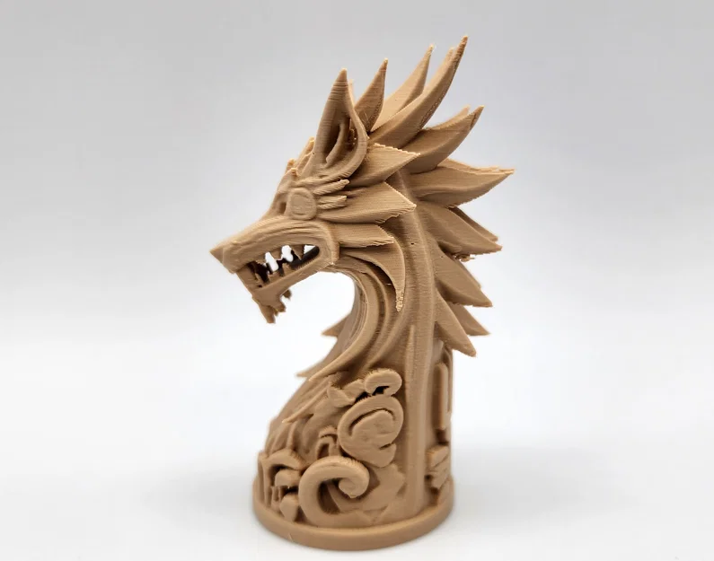 Tượng Totem Sói Viking - Image 2