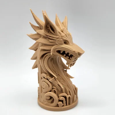 Tượng Totem Sói Viking