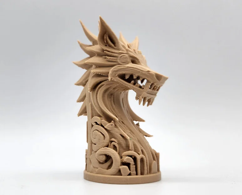 Tượng Totem Sói Viking - Image 5