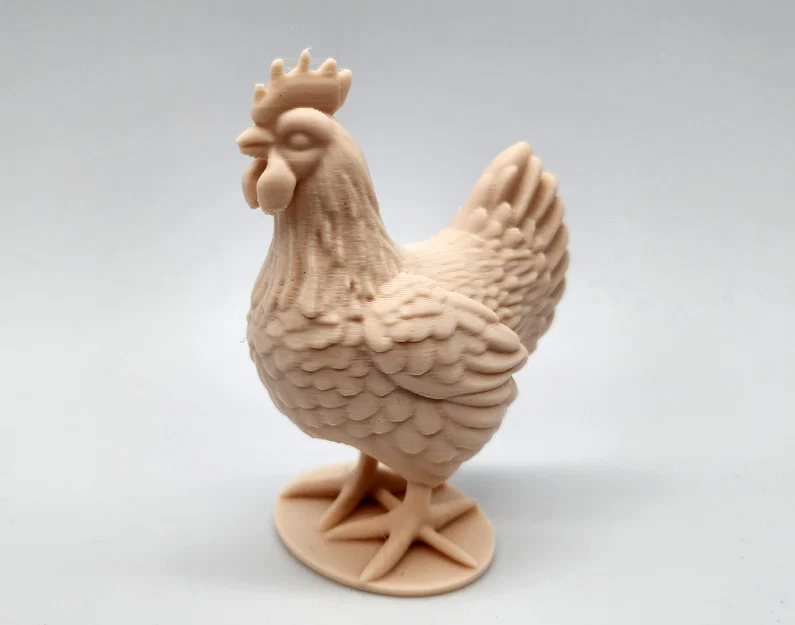 Mô hình gà mái 3D (Chicken Miniature #2) trang trí nông trại - Image 1
