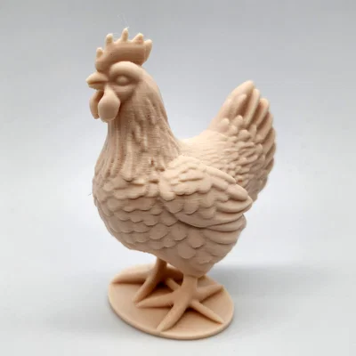 Mô hình gà mái 3D (Chicken Miniature #2) trang trí nông trại