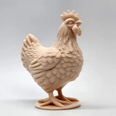 Mô hình gà mái 3D (Chicken Miniature #2) trang trí nông trại