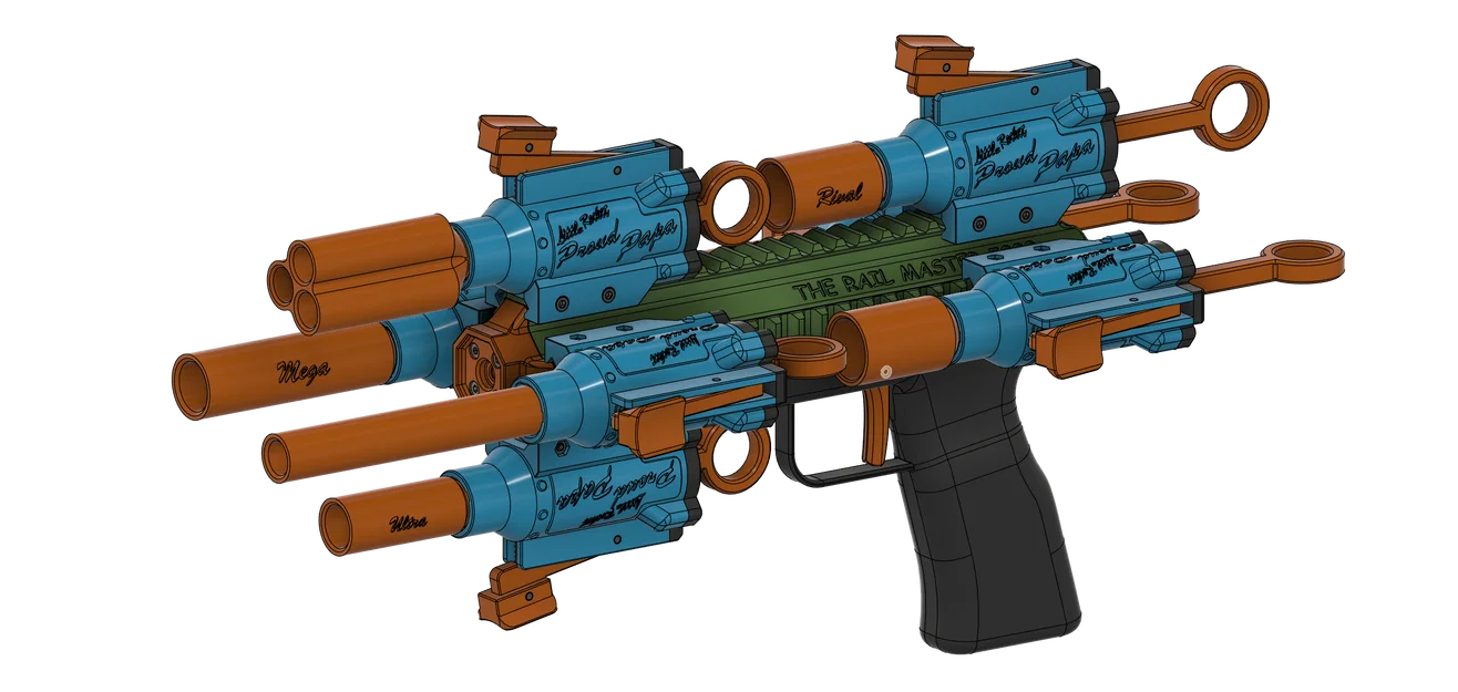 The RAIL MASTER 5000 (Bộ khung Picatinny Rail Blaster) - Image 4