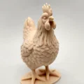 Mô hình gà mái 3D (Chicken Miniature #2) trang trí nông trại - Thumbnail 5