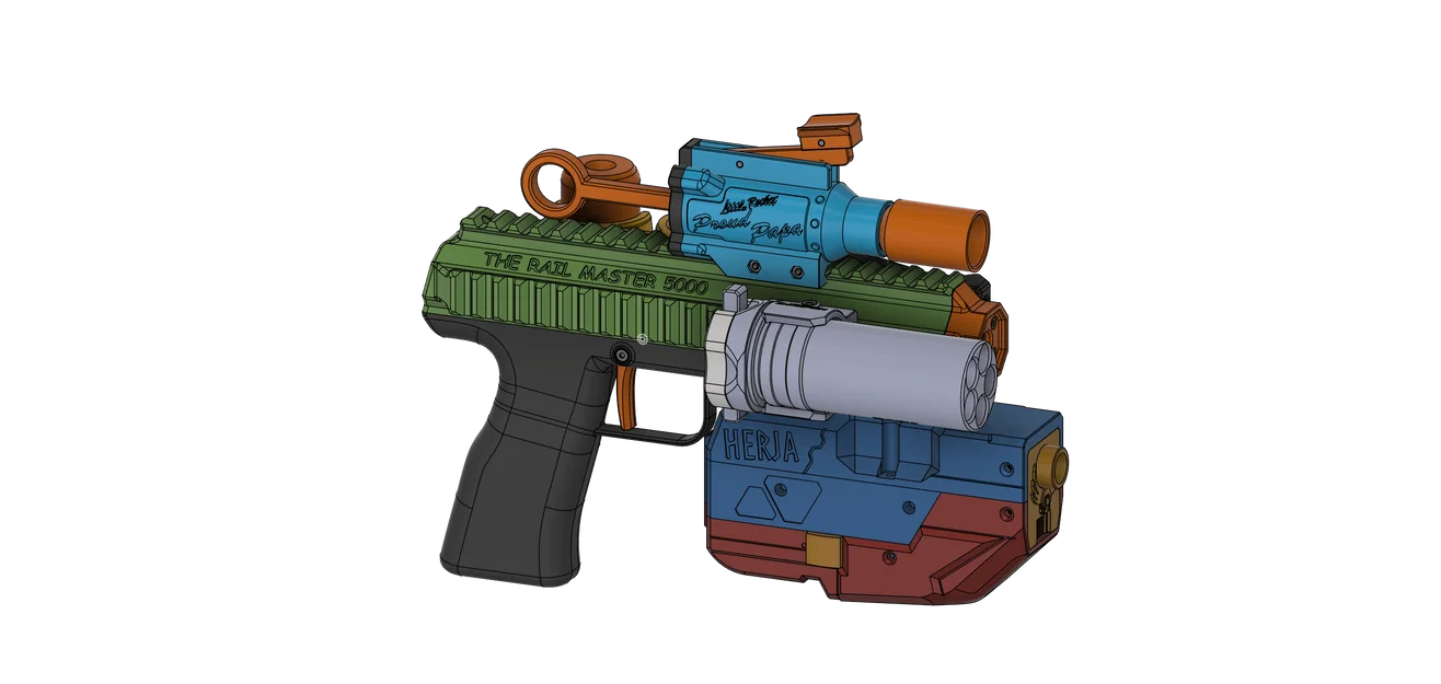 The RAIL MASTER 5000 (Bộ khung Picatinny Rail Blaster) - Image 7