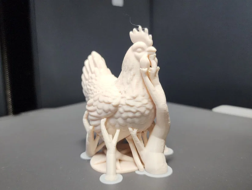 Mô hình gà mái 3D (Chicken Miniature #2) trang trí nông trại - Image 6