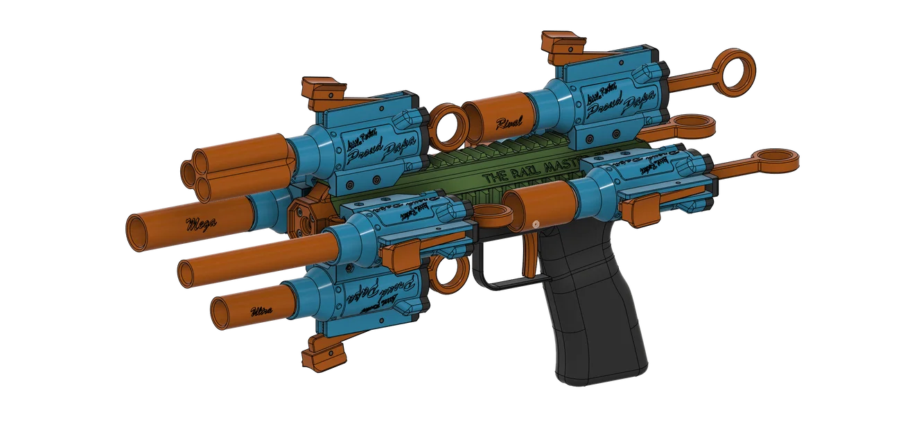 The RAIL MASTER 5000 (Bộ khung Picatinny Rail Blaster) - Image 22