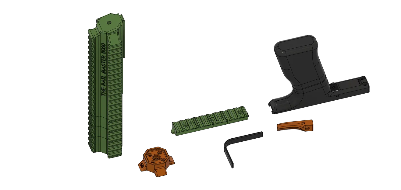 The RAIL MASTER 5000 (Bộ khung Picatinny Rail Blaster) - Image 26