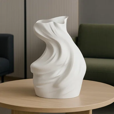 Bình hoa nghệ thuật in 3D phong cách vải mềm (Vase mode)