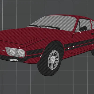 Móc khóa mô hình xe Volkswagen SP2 cổ điển