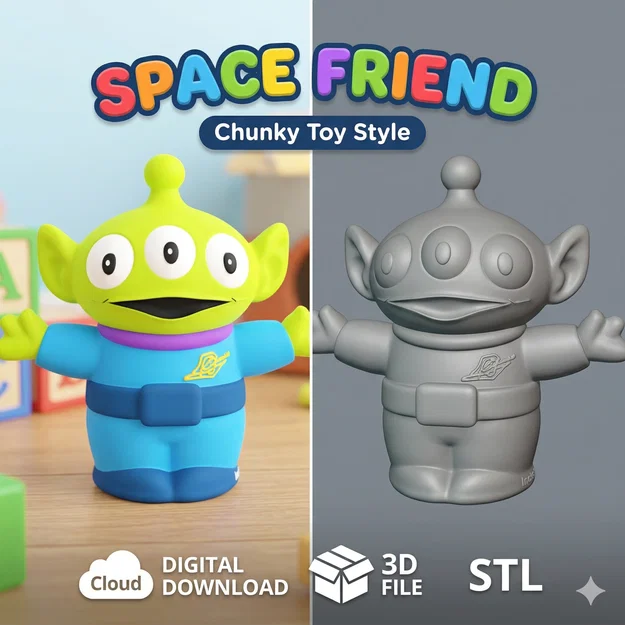 Toy Story - Alien - Phiên bản Little People - Image 1