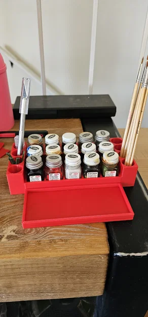 Khay Đựng Màu Vẽ Mô Hình (Model Paint Caddy) - Image 1