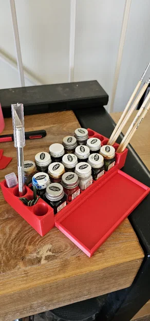 Khay Đựng Màu Vẽ Mô Hình (Model Paint Caddy) - Image 2