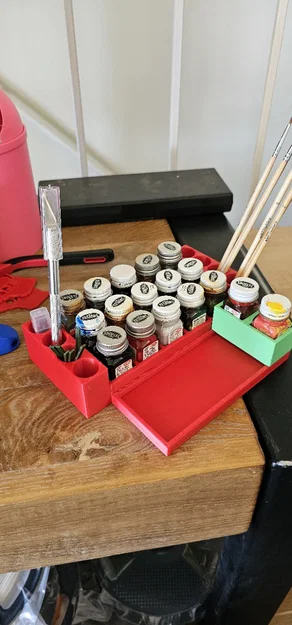 Khay Đựng Màu Vẽ Mô Hình (Model Paint Caddy) - Image 3