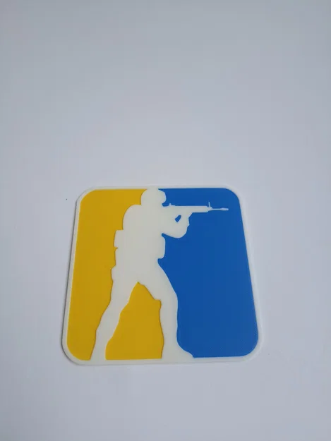 Mô hình trang trí 3D logo game Counter Strike cực chất - Image 2