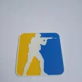 Mô hình trang trí 3D logo game Counter Strike cực chất - Thumbnail 2