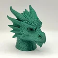Bức tượng bán thân Rồng chi tiết (Detailed Dragon Bust) - Thumbnail 1