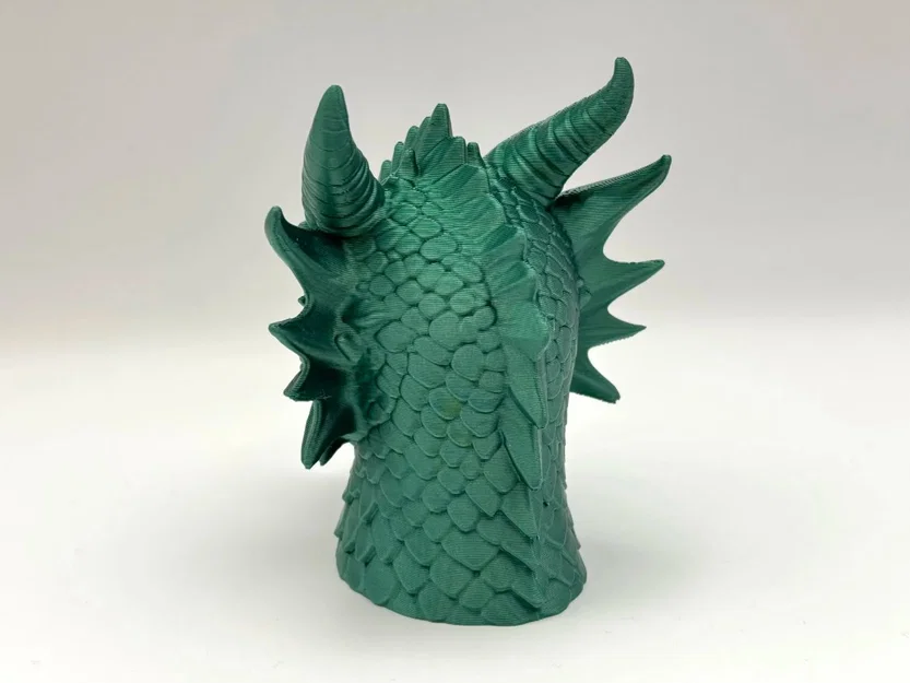 Bức tượng bán thân Rồng chi tiết (Detailed Dragon Bust) - Image 2