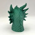 Bức tượng bán thân Rồng chi tiết (Detailed Dragon Bust) - Thumbnail 2