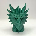 Bức tượng bán thân Rồng chi tiết (Detailed Dragon Bust) - Thumbnail 3