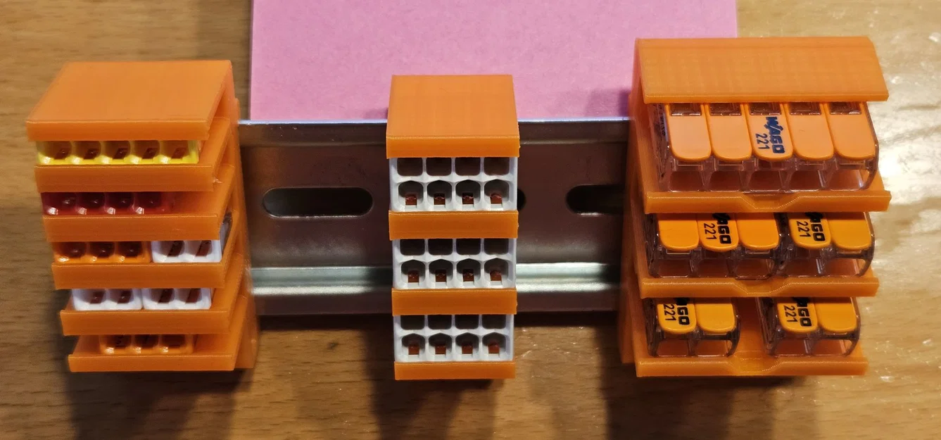 Giá đỡ Din Rail cho Wago 221 / 2273 - Image 1