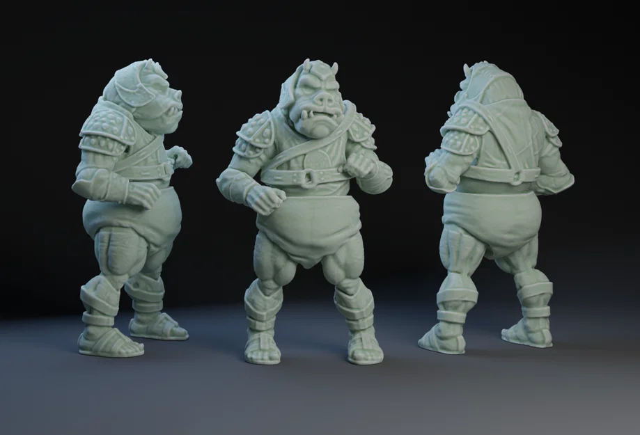 Mô hình 3D chiến binh Gamorrean chi tiết cao cho fan Star Wars - Image 1