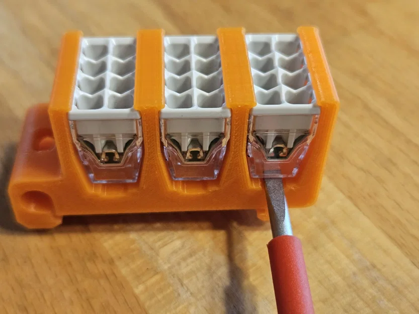 Giá đỡ Din Rail cho Wago 221 / 2273 - Image 2