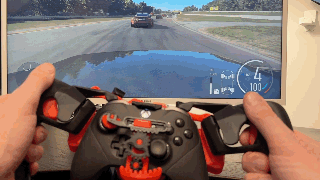 Vô lăng đua xe cho tay cầm PS4 in 3D 100% - BẢN THỬ NGHIỆM (TEST FIT)